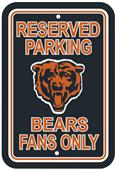 BSI NFL Chicago Bears Reserved Parking Sign BSI NFL Chicago Bears Reserved Parking Sign
