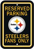 BSI NFL Pittsburgh Steelers Reserved Parking Sign BSI NFL Pittsburgh Steelers Reserved Parking Sign