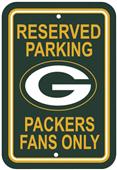 BSI NFL Green Bay Packers Reserved Parking Sign BSI NFL Green Bay Packers Reserved Parking Sign