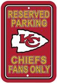 BSI NFL Kansas City Chiefs Reserved Parking Sign BSI NFL Kansas City Chiefs Reserved Parking Sign