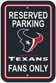 BSI NFL Houston Texans Reserved Parking Sign BSI NFL Houston Texans Reserved Parking Sign