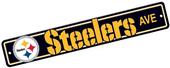 BSI NFL Pittsburgh Steelers Plastic Street Sign BSI NFL Pittsburgh Steelers Plastic Street Sign