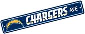 BSI NFL San Diego Chargers Plastic Street Sign