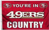 BSI NFL San Francisco 49ers 3'x5' Flag w/Grommets BSI NFL San Francisco 49ers 3'x5' Flag w/Grommets