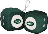 BSI NFL New York Jets Fuzzy Dice BSI NFL New York Jets Fuzzy Dice