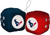 BSI NFL Houston Texans Fuzzy Dice BSI NFL Houston Texans Fuzzy Dice