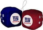 BSI NFL New York Giants Fuzzy Dice BSI NFL New York Giants Fuzzy Dice