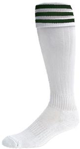 Three-Striped Cushioned Nylon Soccer Socks
