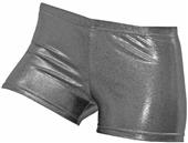 Gem Gear Compression Gunmetal Grey Metallic Shorts Gem Gear Compression Gunmetal Grey Metallic Shorts
