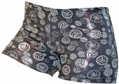 Gem Gear Compression Volleyballs Metallic Shorts Gem Gear Compression Volleyballs Metallic Shorts