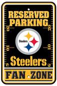 BSI NFL Pittsburgh Steelers Fan Zone Parking Sign BSI NFL Pittsburgh Steelers Fan Zone Parking Sign