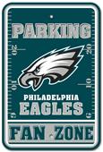 BSI NFL Eagles Fan Zone Plastic Parking Sign BSI NFL Eagles Fan Zone Plastic Parking Sign