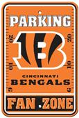BSI NFL Cincinnati Bengals Fan Zone Parking Sign BSI NFL Cincinnati Bengals Fan Zone Parking Sign