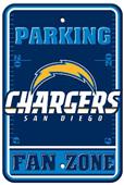 BSI NFL San Diego Chargers Fan Zone Parking Sign