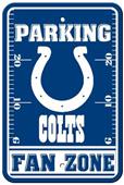 BSI NFL Indianapolis Colts Fan Zone Parking Sign