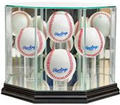 Perfect Cases "4 Baseball" Octagon Display Cases Perfect Cases "4 Baseball" Octagon Display Cases
