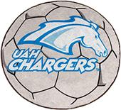 Fan Mats U. of Alabama-Huntsville Soccer Ball Mat