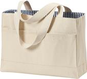 Port & Company Double Pocket Tote Bag