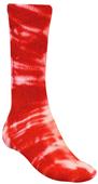 Red Lion Rebel Tie-Dyed Athletic Crew Length Socks Red Lion Rebel Tie-Dyed Athletic Crew Length Socks