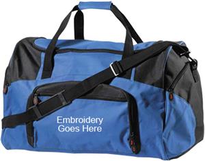 A4 27" Two Color Athletic Duffle Sports Bags