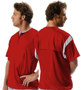A4 S/S Power Mesh Batting Cage Baseball Jacket