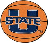 Fan Mats Utah State University Basketball Mat Fan Mats Utah State University Basketball Mat