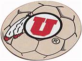 Fan Mats University of Utah Soccer Ball Mat