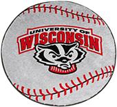 Fan Mats University of Wisconsin Baseball Mat