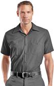 Red Kap Mens Short Sleeve Industrial Work Shirt