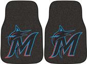 Fan Mats Miami Marlins Carpet Car Mats (set) Fan Mats Miami Marlins Carpet Car Mats (set)