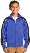 Sport-Tek Youth Piped Tricot Track Jacket