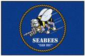 Fan Mats Navy Seabees Starter Mat Fan Mats Navy Seabees Starter Mat