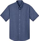 Port Authority Mens Crosshatch Easy Care Shirt