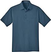 Port Authority Mens Ultra Stretch Pocket Polo