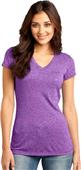 District Juniors Microburn V-Neck Cap Sleeve Tee