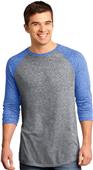District Young Men's Microburn 3/4-Slv Raglan Tee