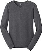 District Young Men's Gravel 50/50 LS Henley Tee