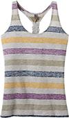 District Juniors Reverse Striped Scrunch Back Tank
