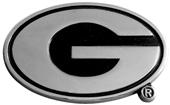 Fan Mats Univ. of Georgia Chrome Vehicle Emblem Fan Mats Univ. of Georgia Chrome Vehicle Emblem