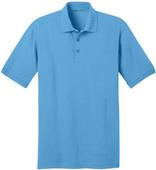 Port & Company Mens Ring Spun Pique Polo