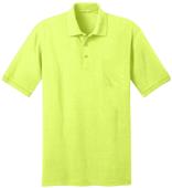 Port & Company Mens Jersey Knit Pocket Polo