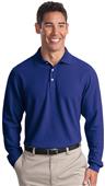 Port Authority Men Long Sleeve EZCotton Pique Polo