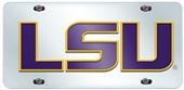 Fan Mats Louisiana State Univ License Plate Inlaid Fan Mats Louisiana State Univ License Plate Inlaid