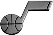 Fan Mats Utah Jazz Chrome Vehicle Emblem Fan Mats Utah Jazz Chrome Vehicle Emblem