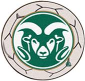 Fan Mats Colorado State University Soccer Ball Mat Fan Mats Colorado State University Soccer Ball Mat