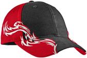 Port Authority Colorblock Racing Cap with Flames