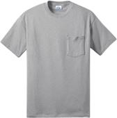 Port & Company 50/50 Cotton/Poly T-Shirt w/Pocket