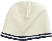 Port & Company Fine Knit Skull Cap with Stripes