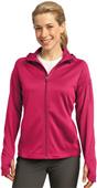 Sport-Tek Ladies Tech Fleece Full-Zip Hood Jacket