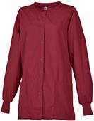 Maevn Core Unisex Round Neck Snap Scrub Jackets Maevn Core Unisex Round Neck Snap Scrub Jackets